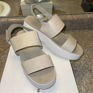 Vince - Westport flatform sandals - straw (tan)